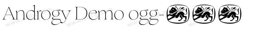 Androgy Demo ogg字体转换